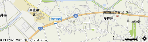 愛知県豊橋市伊古部町（島）周辺の地図