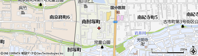 奈良県奈良市南肘塚町120周辺の地図