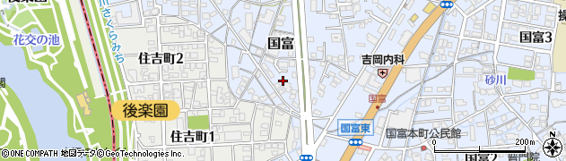 岡山県岡山市中区国富795周辺の地図