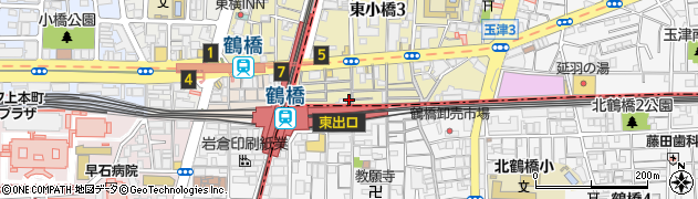 丸朝青果慶金商店周辺の地図