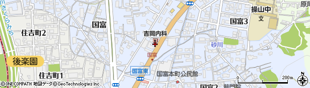 吉岡内科医院周辺の地図
