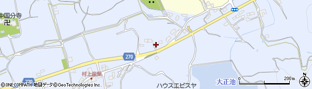 岡山県総社市宿246-1周辺の地図