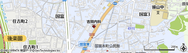 岡山県岡山市中区国富618周辺の地図