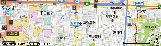 鳥貴族 近鉄日本橋店周辺の地図