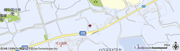 岡山県総社市宿250周辺の地図