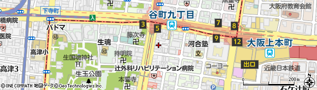 大阪シティ信用金庫谷町支店周辺の地図