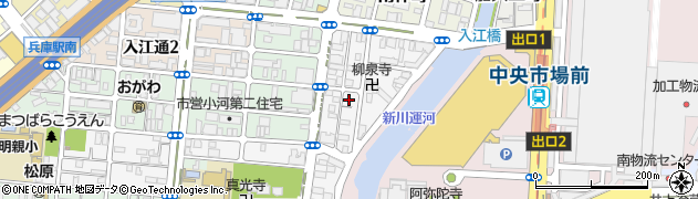 兵庫県神戸市兵庫区切戸町周辺の地図
