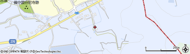 岡山県総社市宿54周辺の地図