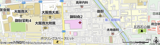 大阪府東大阪市御厨南周辺の地図