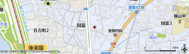 岡山県岡山市中区国富770周辺の地図