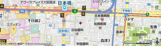 小雀弥 こがらや 黒門店周辺の地図