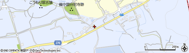 岡山県総社市宿162周辺の地図