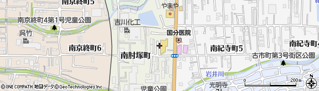 奈良県奈良市南肘塚町126周辺の地図