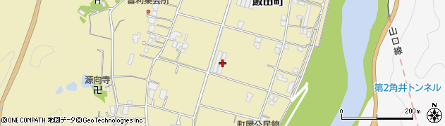 島根県益田市飯田町441周辺の地図