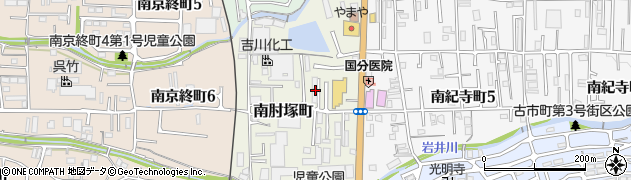 奈良県奈良市南肘塚町128周辺の地図