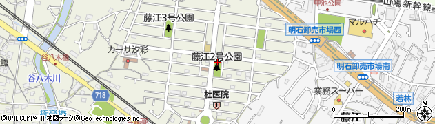 藤江2号公園周辺の地図