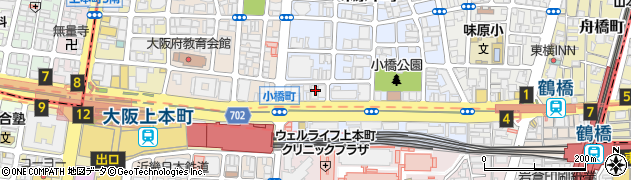 東進衛星予備校大阪上本町東校周辺の地図