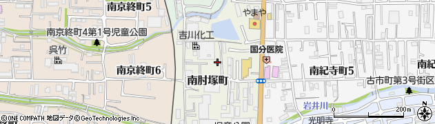 奈良県奈良市南肘塚町134周辺の地図