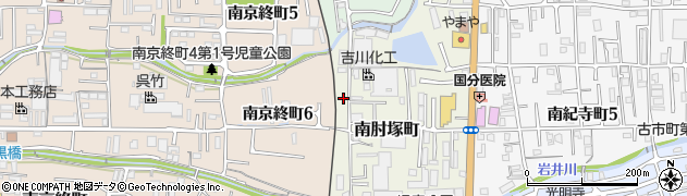 奈良県奈良市南肘塚町58周辺の地図