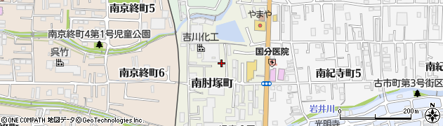 奈良県奈良市南肘塚町周辺の地図