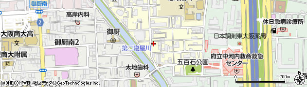 東大阪意岐部郵便局 ＡＴＭ周辺の地図