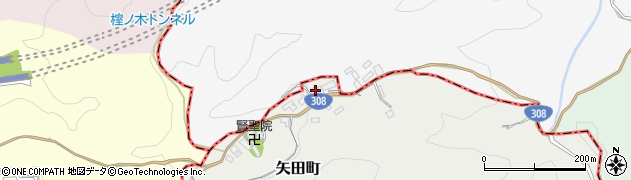 奈良県大和郡山市矢田町1919周辺の地図