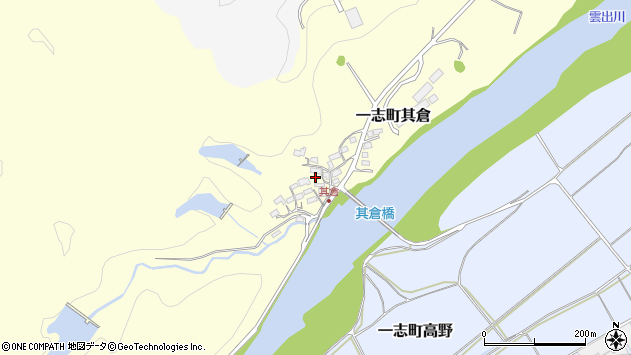 〒515-2526 三重県津市一志町其倉の地図