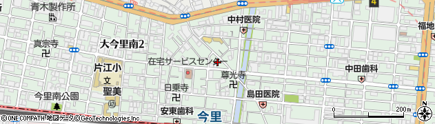大阪府大阪市東成区大今里南周辺の地図