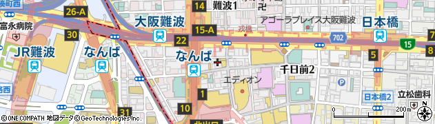 マーチャオγ大阪難波周辺の地図
