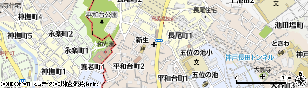 セブンイレブン神戸育英高校南店周辺の地図