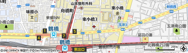 三井住友銀行今里支店周辺の地図