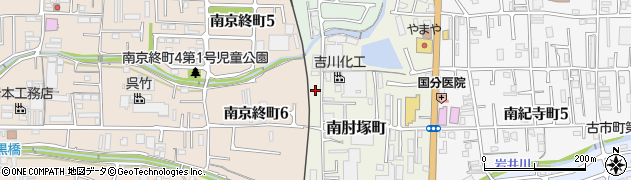 奈良県奈良市南肘塚町54周辺の地図