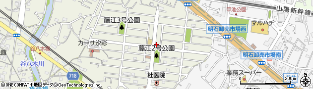 兵庫県明石市藤が丘周辺の地図