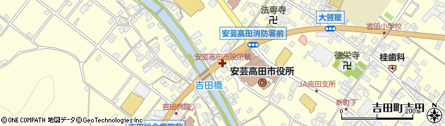 安芸高田市役所前周辺の地図