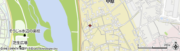 岡山県総社市中原682周辺の地図