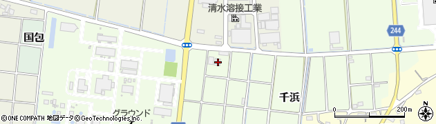 静岡県掛川市千浜3962周辺の地図
