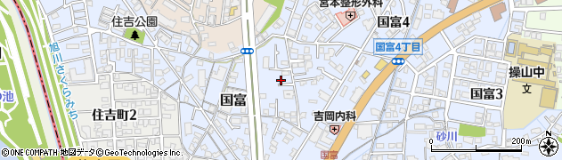 岡山県岡山市中区国富769周辺の地図