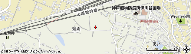 兵庫県神戸市西区伊川谷町別府538周辺の地図