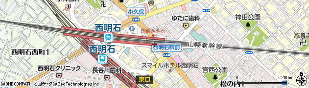ニッポンレンタカー西明石営業所周辺の地図