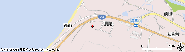 愛知県田原市野田町長尾98周辺の地図