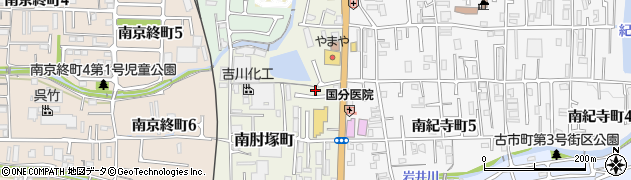奈良県奈良市南肘塚町49周辺の地図