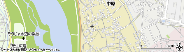 岡山県総社市中原692周辺の地図