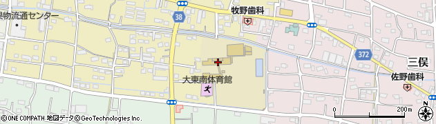 掛川市立大浜中学校周辺の地図
