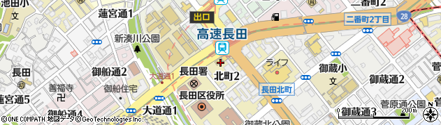 株式会社トヨタレンタリース兵庫　神戸店レンタカー予約専用周辺の地図