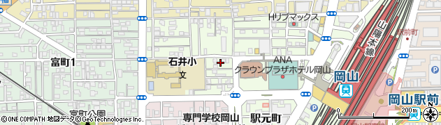 岡山県岡山市北区寿町5周辺の地図