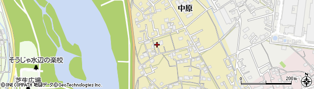 岡山県総社市中原691周辺の地図