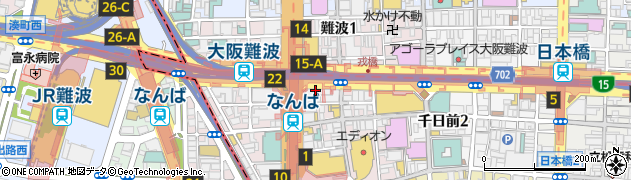 皐月形成クリニック　大阪　難波院周辺の地図