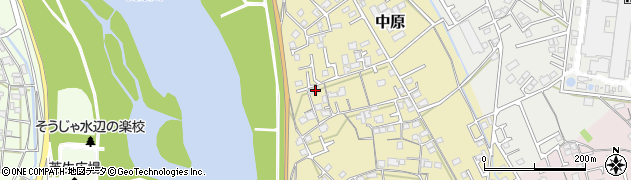 岡山県総社市中原684周辺の地図