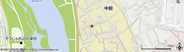 岡山県総社市中原688周辺の地図