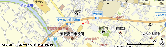 広島銀行吉田支店 ＡＴＭ周辺の地図